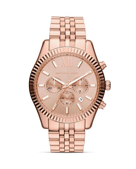 michael kors rose gold iwatch band|rose gold mk watch men.